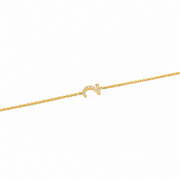 Initial Chain Bracelet Set In Diamonds - HIBA JABER
