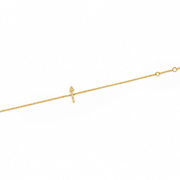 Initial Chain Bracelet Set In Diamonds - HIBA JABER