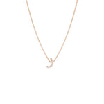 Load image into Gallery viewer, Initial Chain Necklace Set In Diamonds - HIBA JABER
