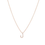Load image into Gallery viewer, Initial Chain Necklace Set In Diamonds - HIBA JABER
