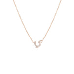 Load image into Gallery viewer, Initial Chain Necklace Set In Diamonds - HIBA JABER
