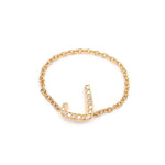 Load image into Gallery viewer, Initial Chain Ring - HIBA JABER
