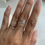 Load image into Gallery viewer, Initial Chain Ring - HIBA JABER
