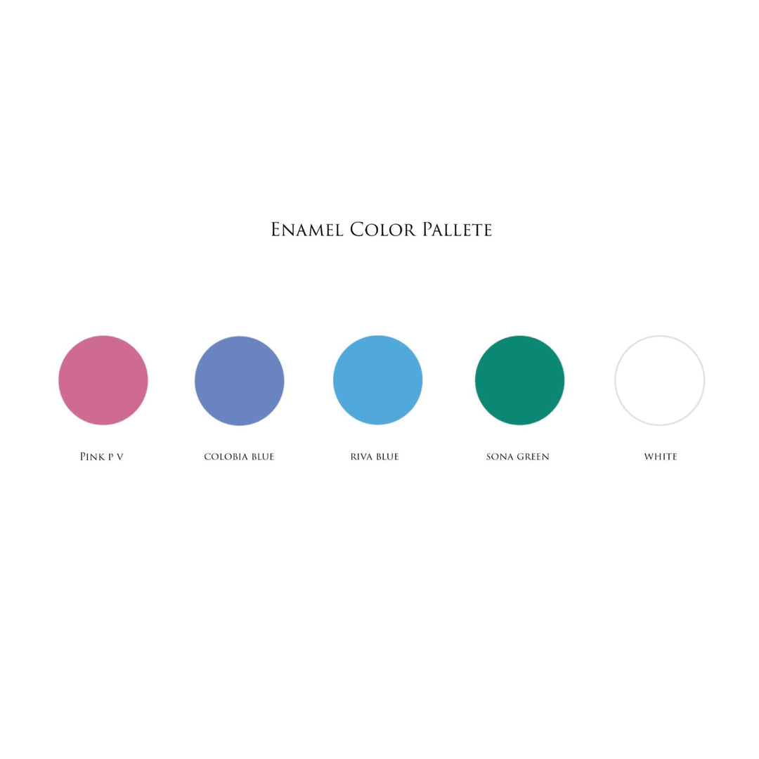 Initial Enamel Bracelet - HIBA JABER