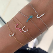 Initial Enamel Bracelet - HIBA JABER