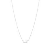 Initial Gold Necklace - With a diamond sparkle - HIBA JABER