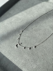 Initial Hanging Diamond Necklace - HIBA JABER