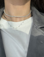 Load image into Gallery viewer, Initial Hanging Diamond Necklace - HIBA JABER