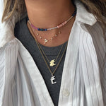 عرض الصورة في المعرض، Initial Hanging Droplet with Heart Diamond - HIBA JABER