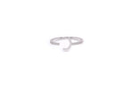 Load image into Gallery viewer, Initial Open Ring - Set in Diamonds - HIBA JABER
