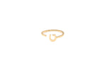 Load image into Gallery viewer, Initial Open Ring - Set in Diamonds - HIBA JABER
