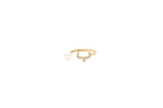 Load image into Gallery viewer, Initial Pearl Drop Ring - Diamonds - HIBA JABER
