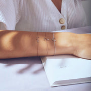 Initial Plain Bracelet - HIBA JABER
