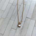 Load image into Gallery viewer, Initial Plain Chain Necklace - HIBA JABER
