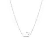 Initial Plain Chain Necklace - HIBA JABER