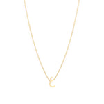 Load image into Gallery viewer, Initial Plain Chain Necklace - HIBA JABER

