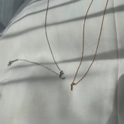 Initial Plain Chain Necklace - HIBA JABER