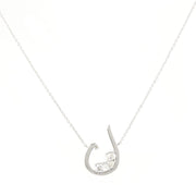 Initial Trio Sparkle Necklace - HIBA JABER