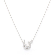 Initial Trio Sparkle Necklace - HIBA JABER