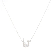 Initial Trio Sparkle Necklace - HIBA JABER