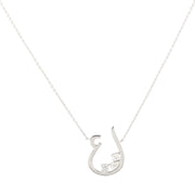 Initial Trio Sparkle Necklace - HIBA JABER