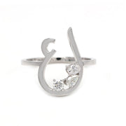 Initial Trio Sparkle Ring - HIBA JABER
