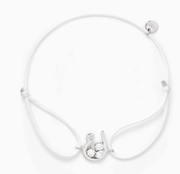 Initial Trio Sparkle Thread Bracelet - HIBA JABER