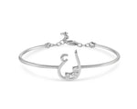 Load image into Gallery viewer, Initial Trio Sparkle Thread Bracelet - HIBA JABER
