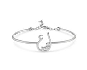 Initial Trio Sparkle Tube bracelet - HIBA JABER