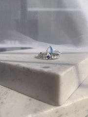 Interval Birthstone Eternity Ring - HIBA JABER