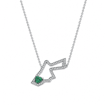 Load image into Gallery viewer, Jordan Map Necklace - HIBA JABER