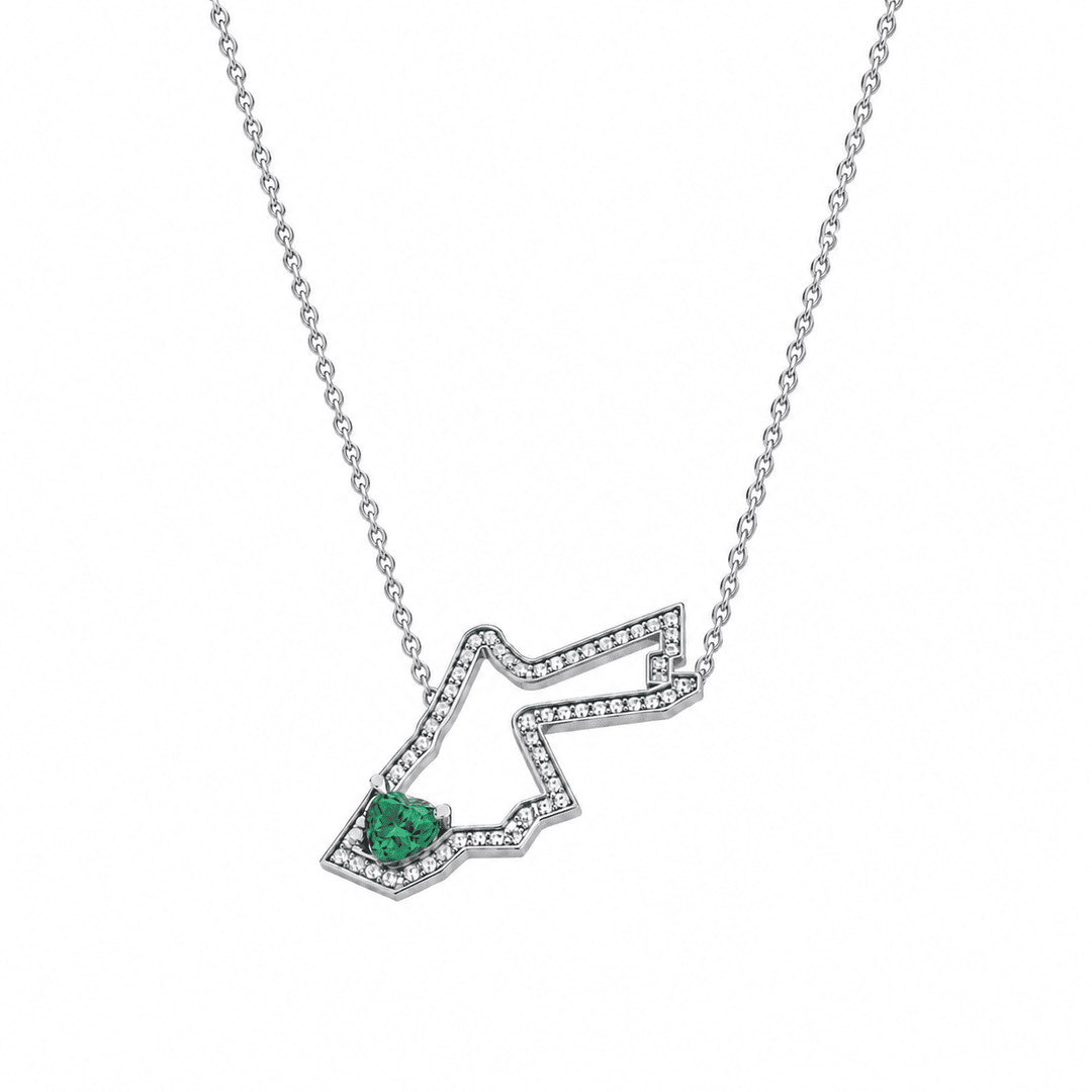 Jordan Map Necklace - HIBA JABER