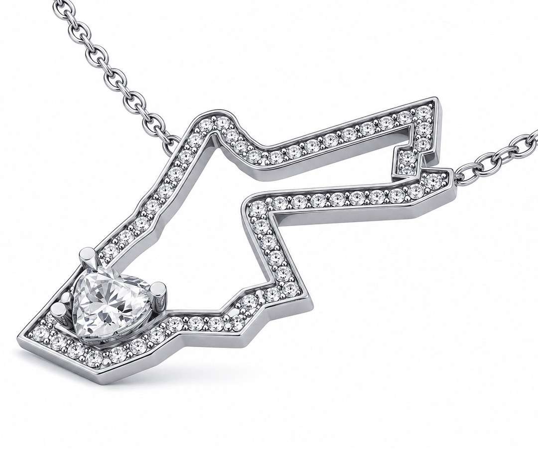 Jordan Map Necklace - HIBA JABER