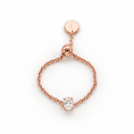 Load image into Gallery viewer, Like a Diamond Chain Ring - HIBA JABER