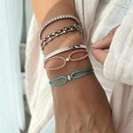 تحميل الصورة في عارض المعرض, Like A Diamond Thread Bracelet - Marquise - HIBA JABER
