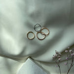 تحميل الصورة في عارض المعرض, Midi Infinity Ring - Yellow with White Diamonds - HIBA JABER
