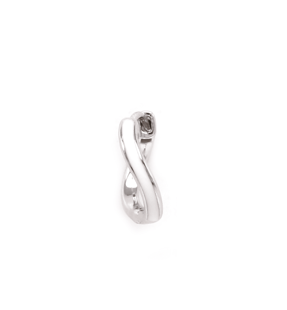 Mini Infinity Hoop - Colored Enamel Single Piece - HIBA JABER