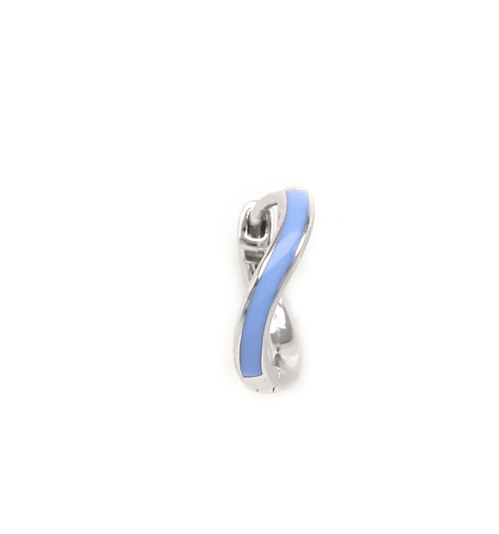 Mini Infinity Hoop - Colored Enamel Single Piece - HIBA JABER