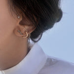 Load image into Gallery viewer, Mini Infinity Hoops - Set - HIBA JABER
