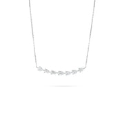 Mini Pear Cut Diamond Tennis Necklace - HIBA JABER