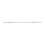 Multi Colored Pear Sapphire Bracelet - Small - HIBA JABER