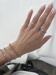 Multi Colored Pear Sapphire Bracelet - Small - HIBA JABER