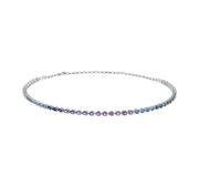 Multi Colored Sapphire Chocker - HIBA JABER