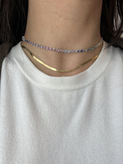 Multi Colored Sapphire Chocker - HIBA JABER