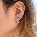 تحميل الصورة في عارض المعرض, Multi Shape Diamond Earring (Single piece) - HIBA JABER
