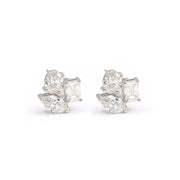 Multi Shape Diamond Earrings / 2.4cts - HIBA JABER