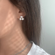 Multi Shape Diamond Earrings / 2.4cts - HIBA JABER