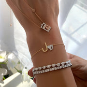 Multi Shaped Diamond Bracelet - HIBA JABER