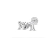 Multi Shaped Diamond Earring - HIBA JABER