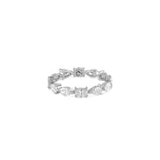 Multi Shaped Diamond Eternity Ring - HIBA JABER